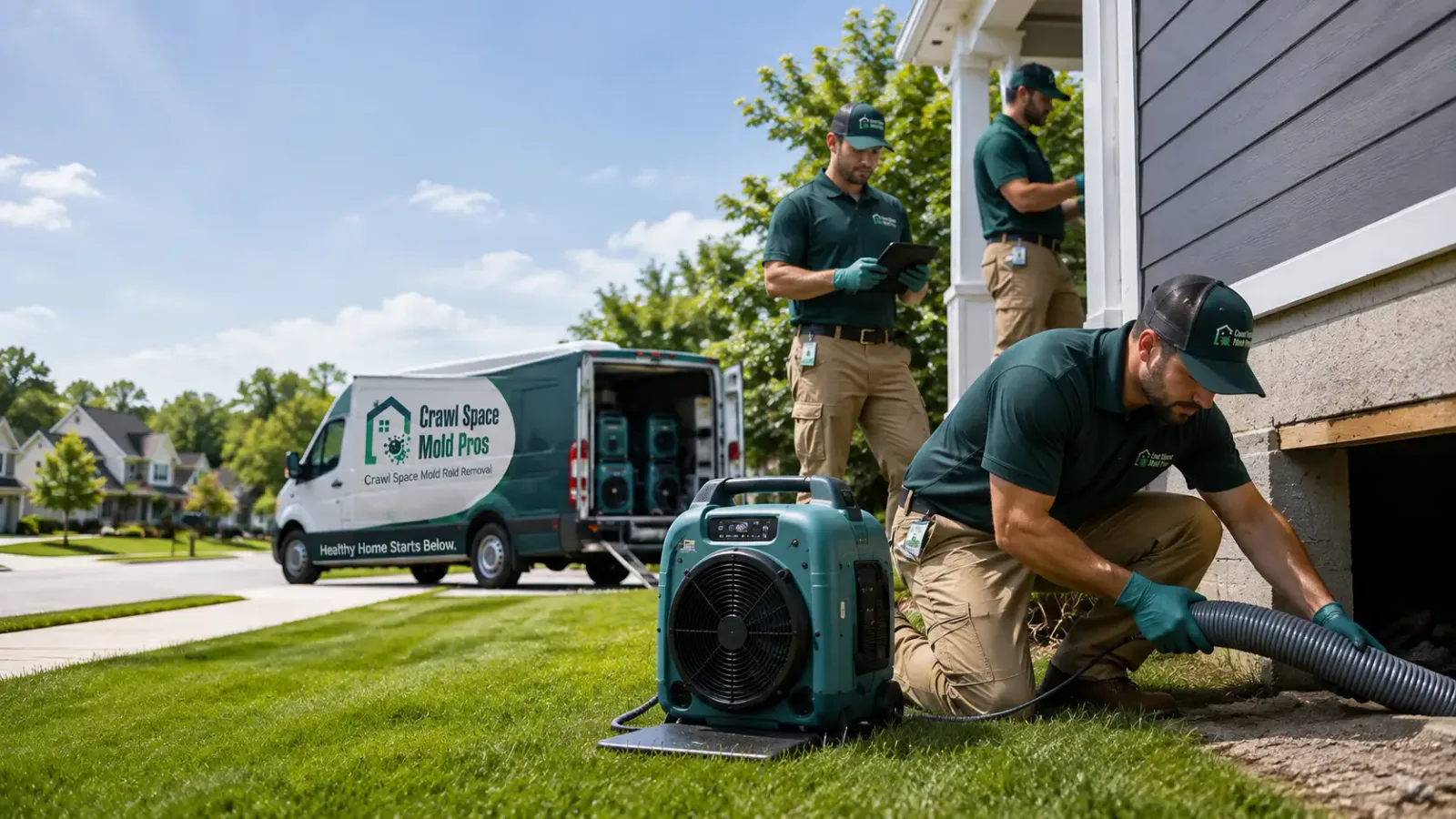 Crawl Space Mold Removal in American Canyon, CA